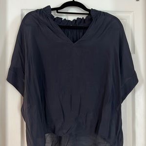 Large Banana Republic flowy sheer top